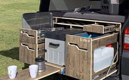 Location kit aménagement Van life ID PLIE M