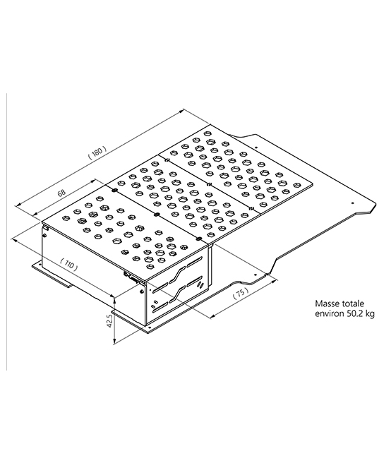 PLan du kit aménagement ID plie S