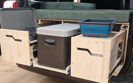 PLus réduite, la ID plie S est un kit aménagement pour les véhicules compacts