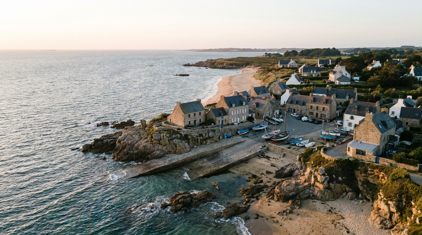 Port de Saint-Gildas-de-Rhuys sur la presqu'île