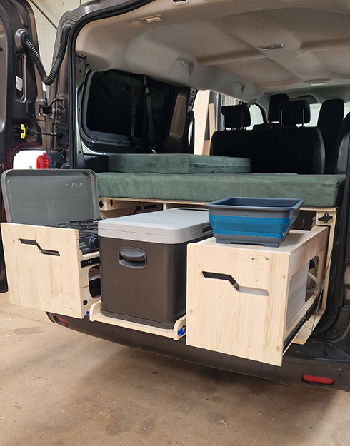 Kit aménagement coffre Van life ID PLIE S
